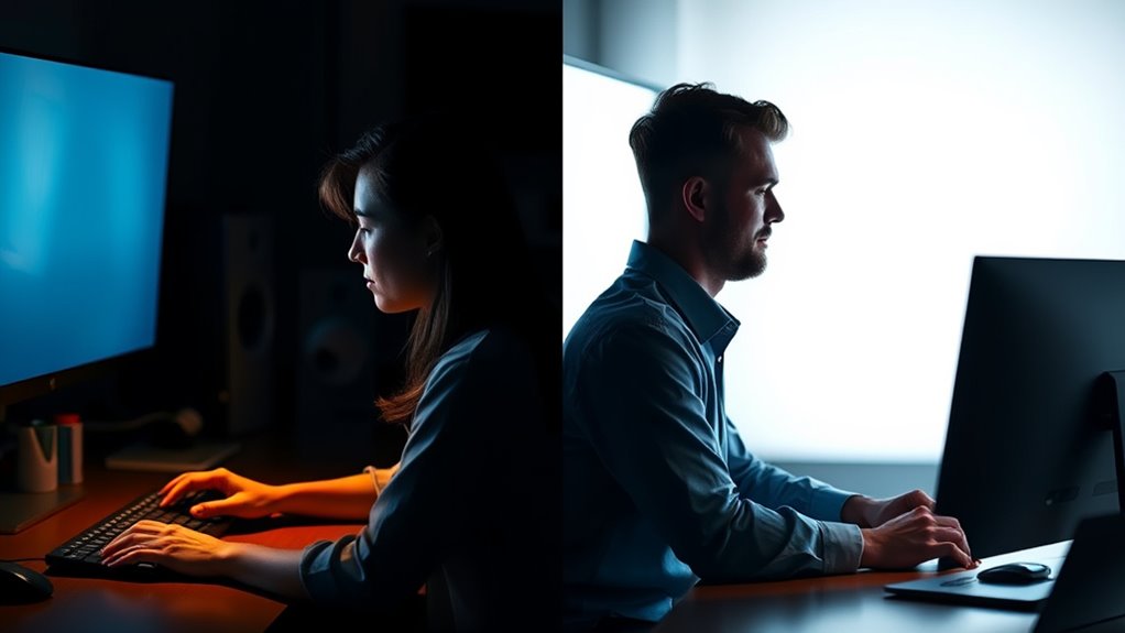 protect eyes with screen settings