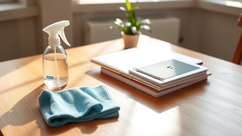 regular surface cleaning routine