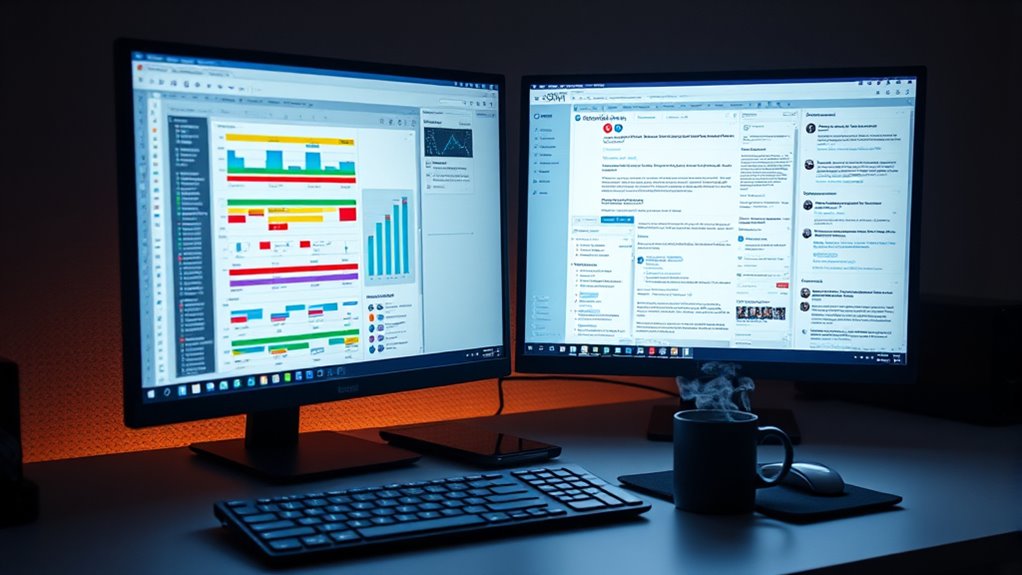 screen clutter causes distraction