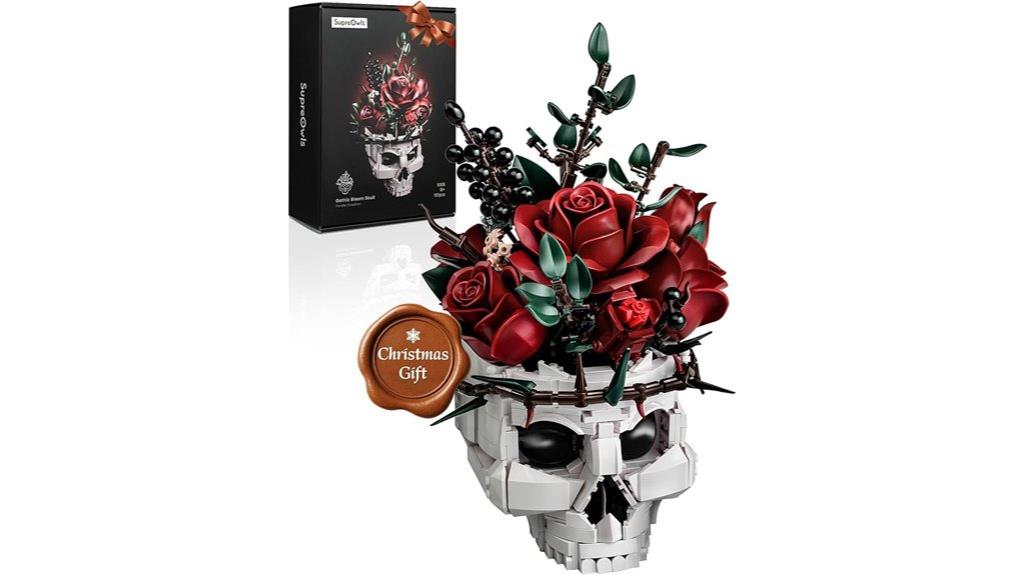 skull roses building kit
