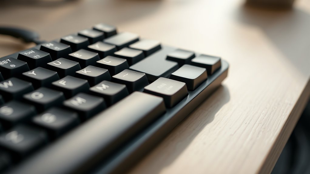 sleek portable minimalist keyboard