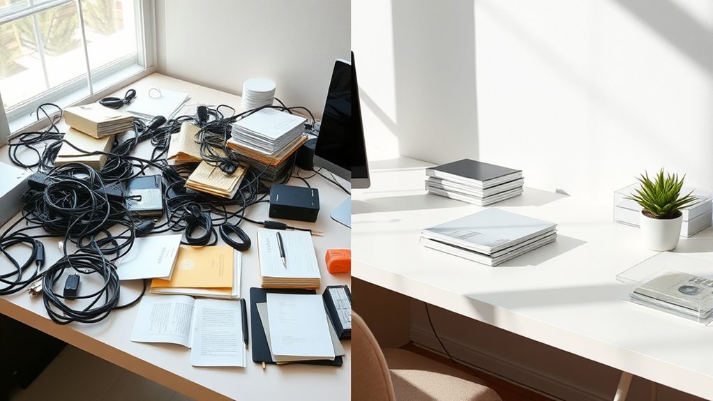 smart stylish workspace organization