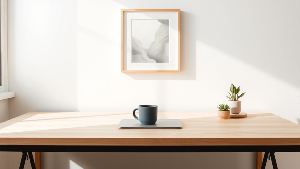 streamlined organized workspace design