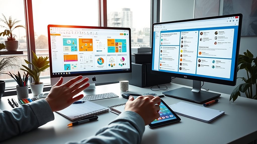 team collaboration with shared spaces