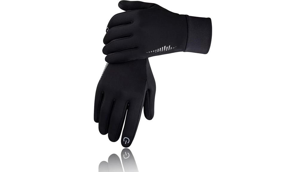 thermal touch screen ski gloves