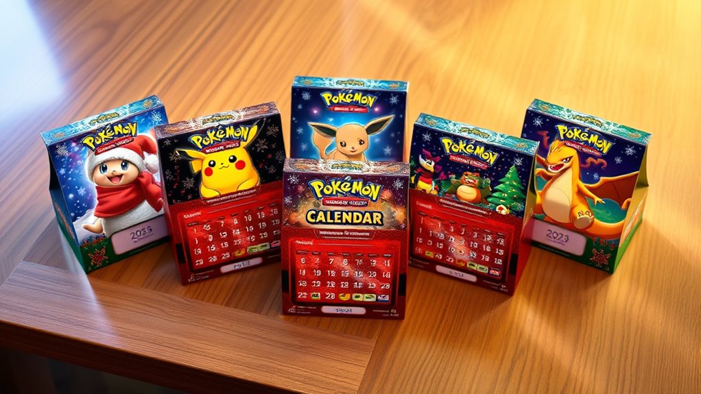 top 2025 pok mon tcg calendars