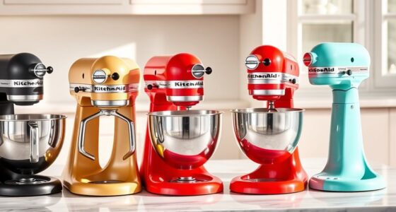top kitchenaid mixer colors