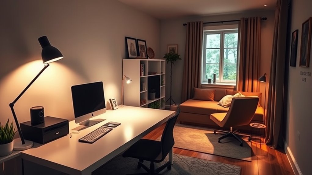 use lighting contrast effectively