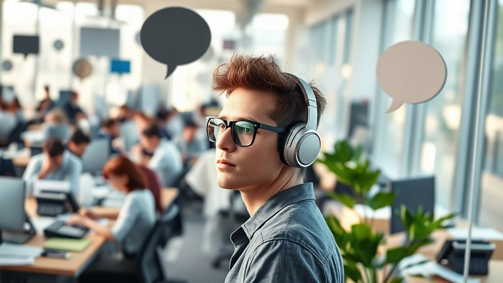 use noise canceling headphones