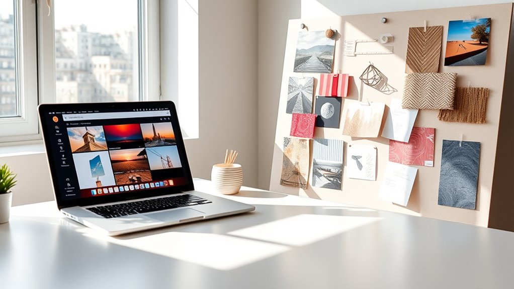 visual workspace inspiration organization