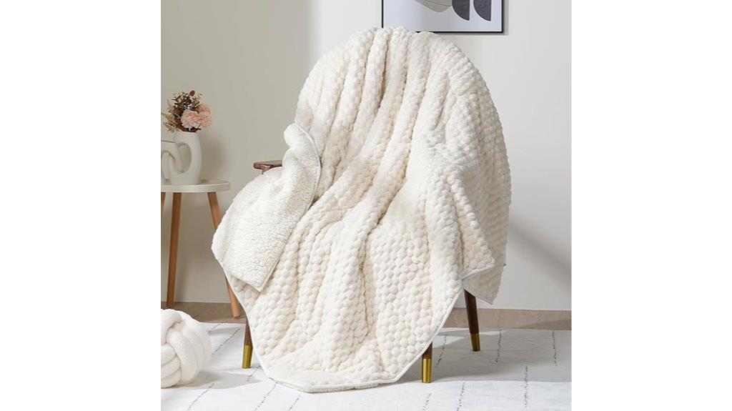 weighted fleece blanket 60 x80
