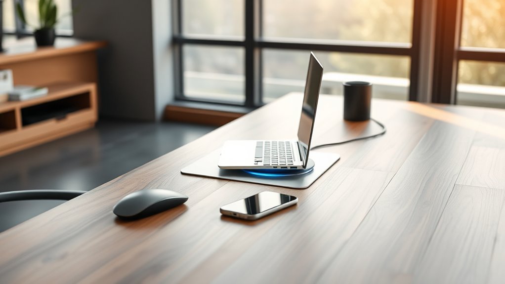 wireless clutter free workspaces