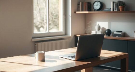 workspace optimized for focus