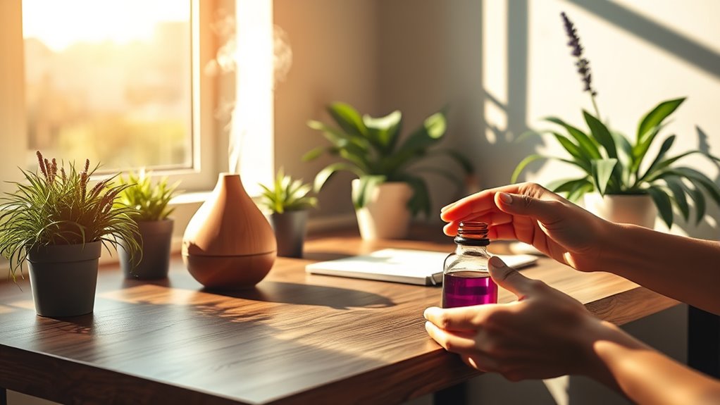 aromatherapy enhances workplace productivity