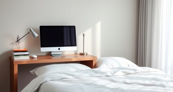 bedroom workspace boundaries