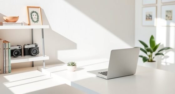 clutter free office for hobbies