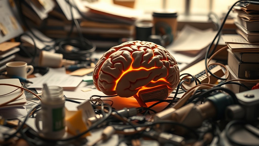 clutter hampers mental clarity