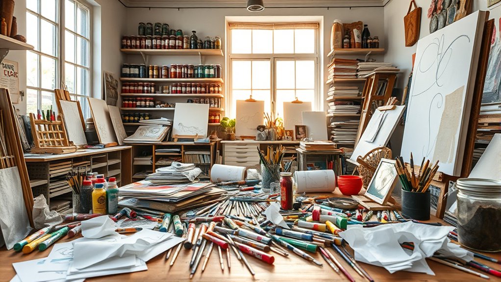clutter influences creativity balance