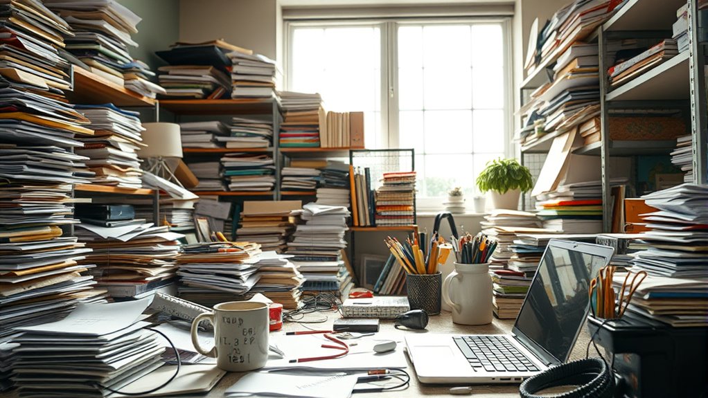 cluttered space burnout warning