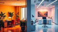 color influences workplace mood