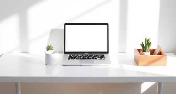consistent minimalist workspace elements
