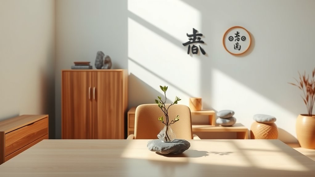 create organized calm workspace