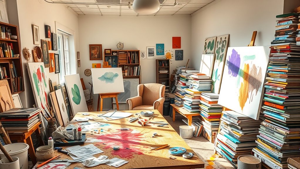 declutter to inspire creativity