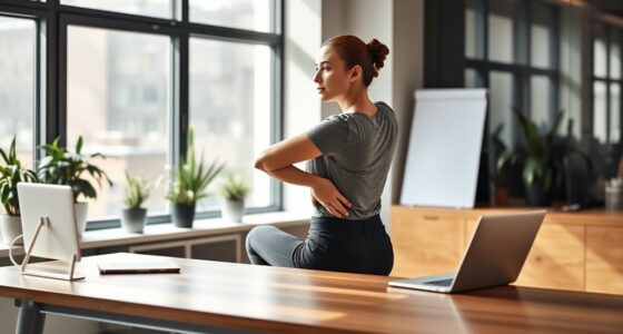 desk yoga stretches