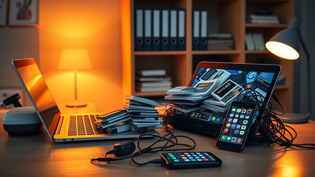 digital clutter overload warning