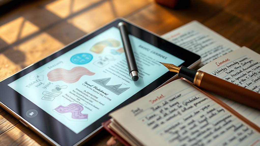 digital vs paper journaling