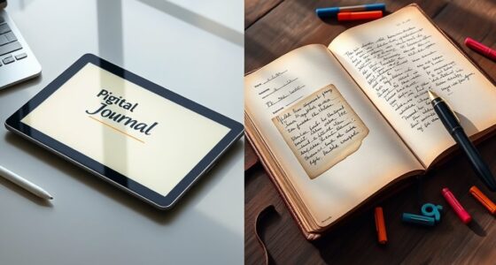 digital vs paper journaling