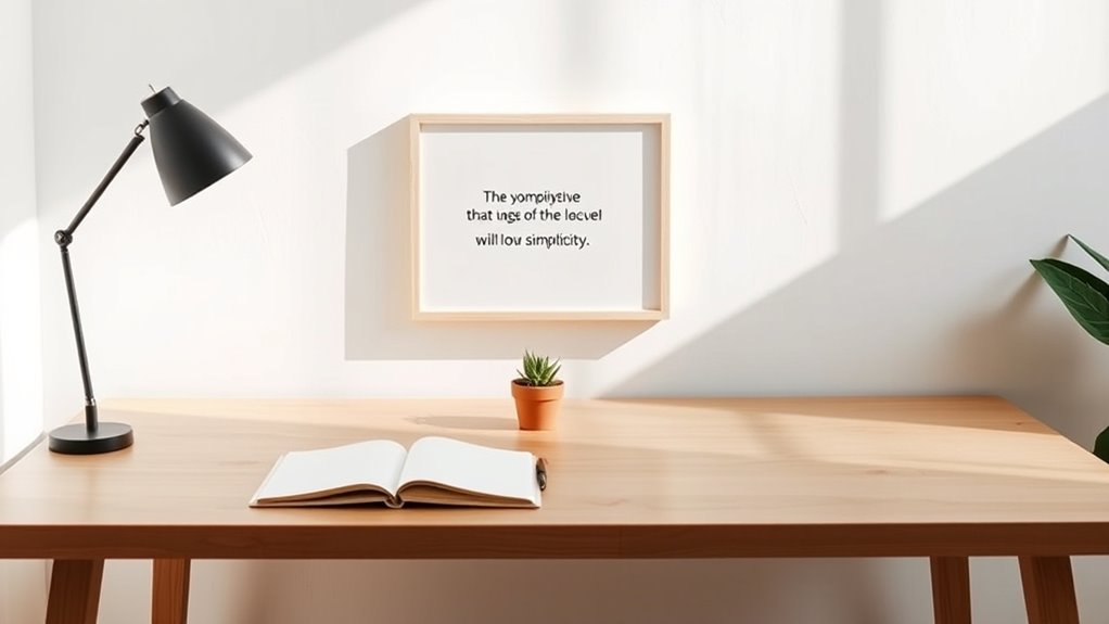 embrace minimalism for well being