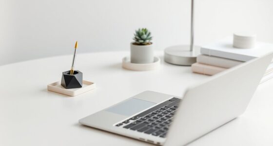 essential minimalist desk items