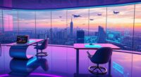futuristic office space visions