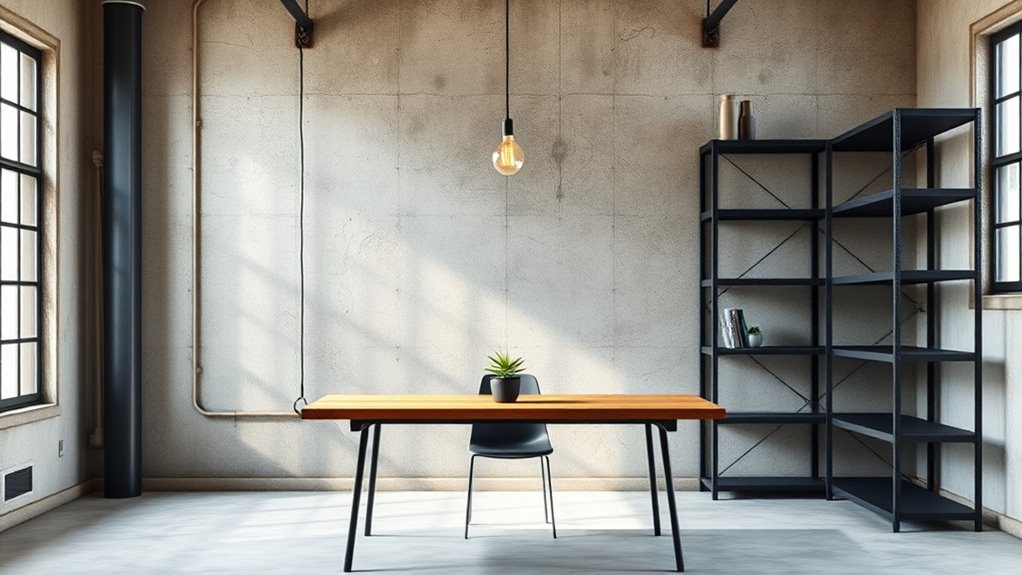 industrial minimalist workspace essentials