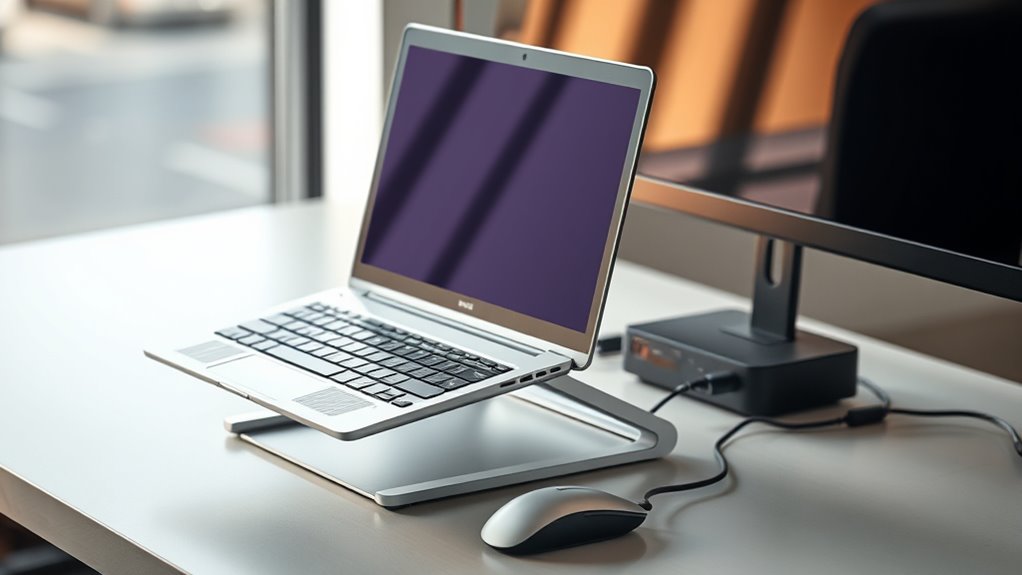 laptop ergonomics and connectivity