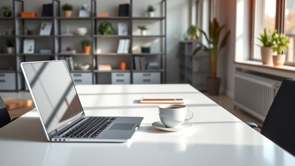 maintain organized secure workspace