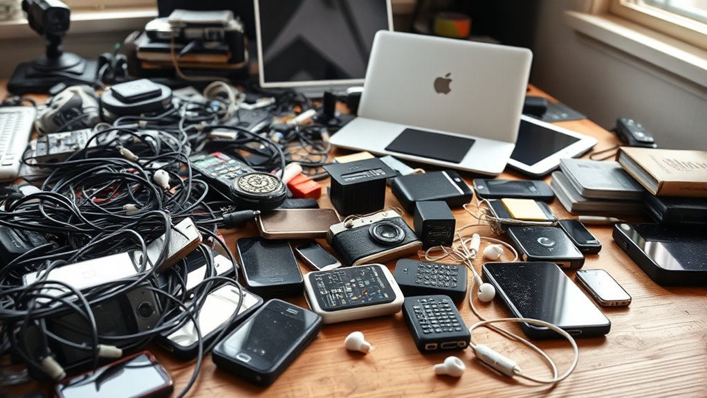 manage tech to prevent clutter