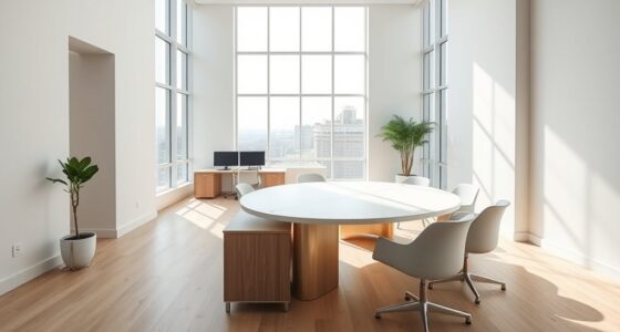 minimalist coworking space design