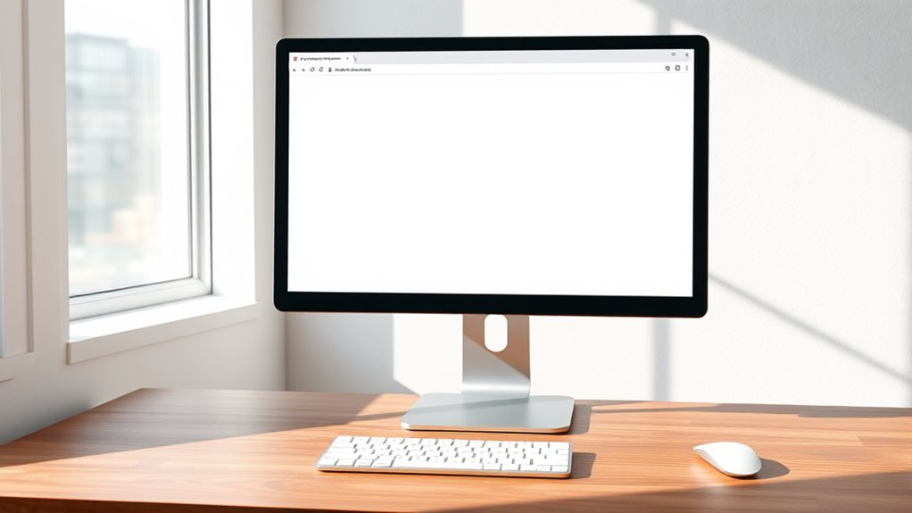 minimalist distraction free browsing environment