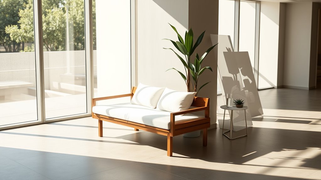 minimalist ergonomic workspace design