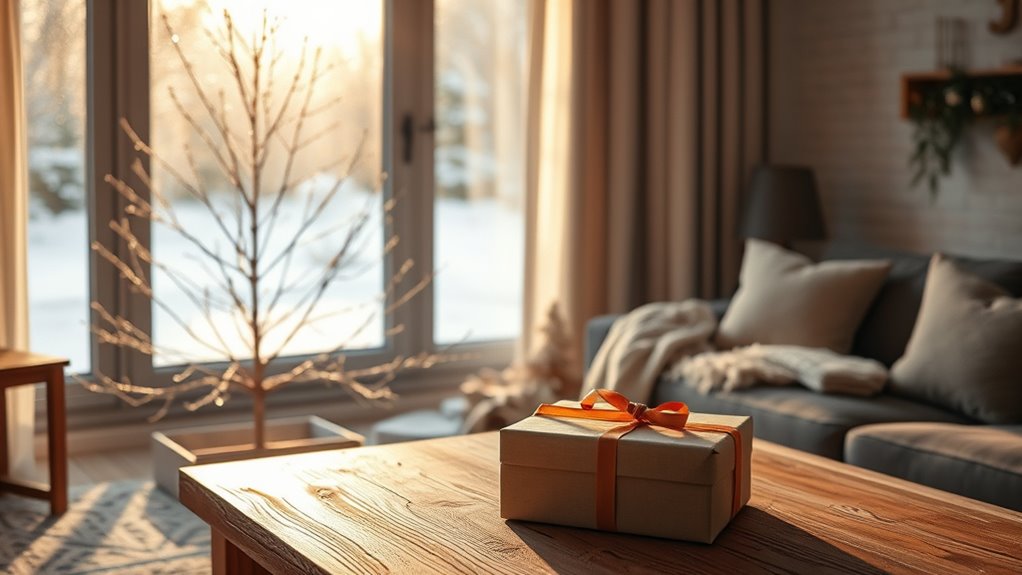 minimalist holiday gift giving