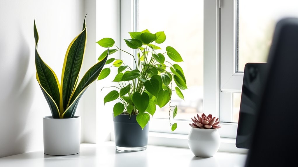 minimalist low maintenance air purifying