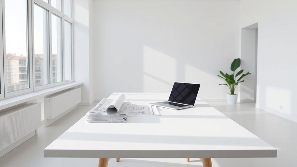 minimalist organized inspiring workspace