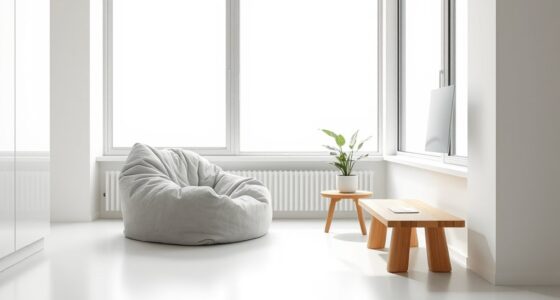 minimalist restful workplace design