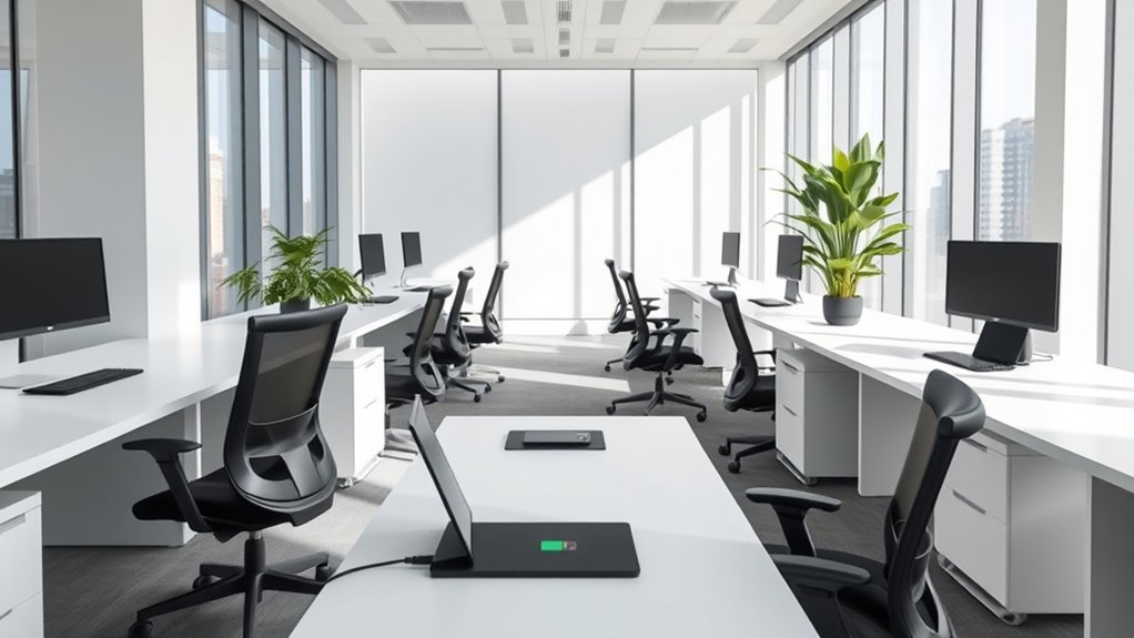 minimalist tech office design