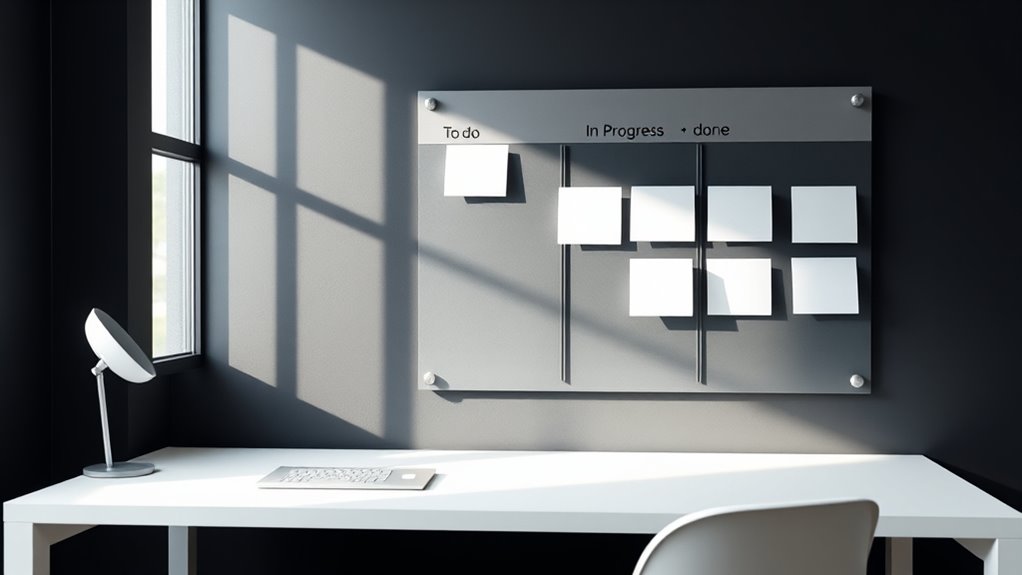 minimalist workflow with visual clarity