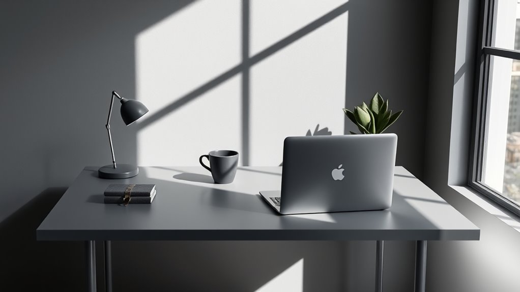 monochrome office aesthetic trend