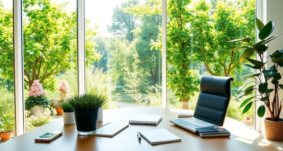 nature views and plants