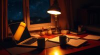 optimize workspace for night